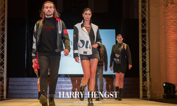 Unikate Jacken aus ehemaligen Gastro-Sonnenschirmen - Upcycling Fashion by Harry Hengst